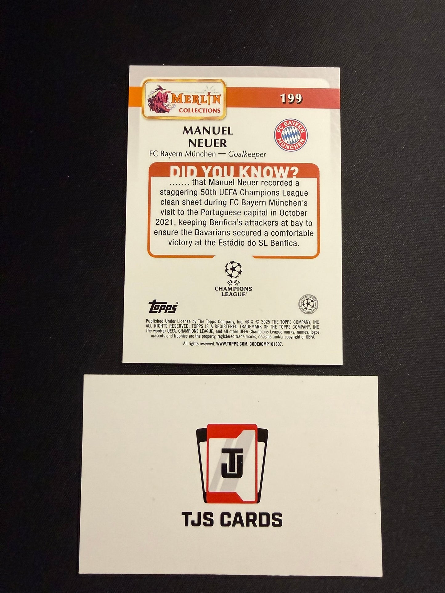 Manuel Neuer - Pink /125 - TOPPS Merlin Chrome UCC 2024/25