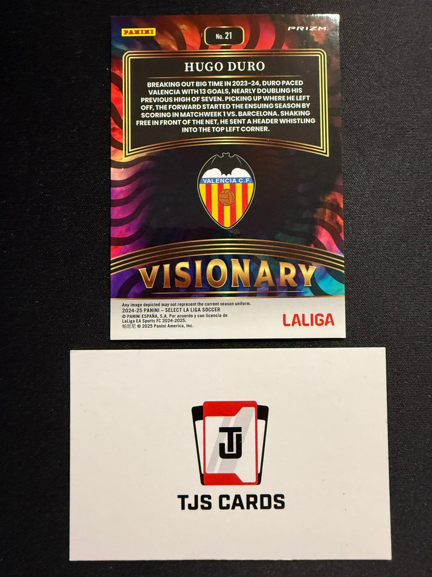 Hugo Duro - Visionary Case Hit SSP - Panini Select La Liga 2024/25