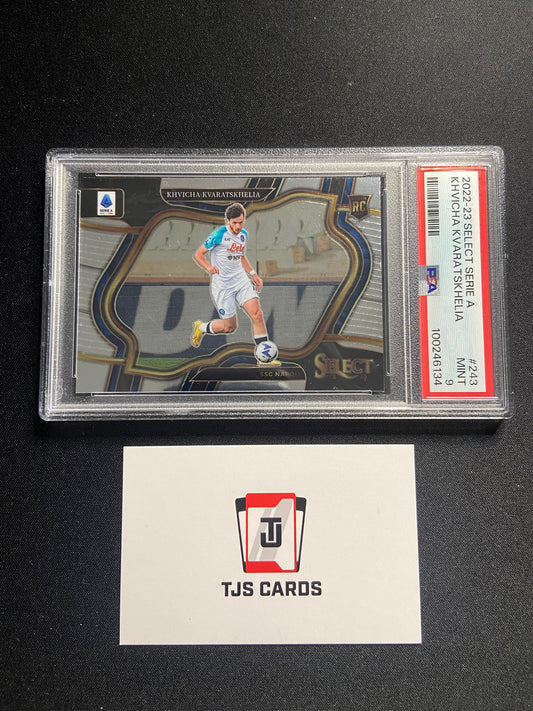 Khvicha Kvaratskhelia - PSA 9 - Rookie Field Level - Panini Select Serie A 2022/23