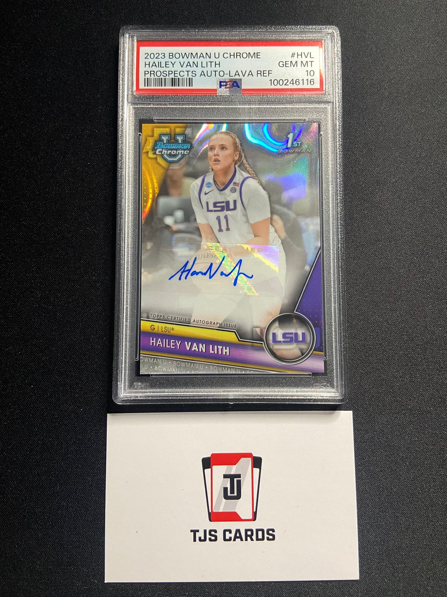 Hailey Van Lith - PSA 10 - 1st Bowman Auto /199 - TOPPS Bowman U Chrome 2023
