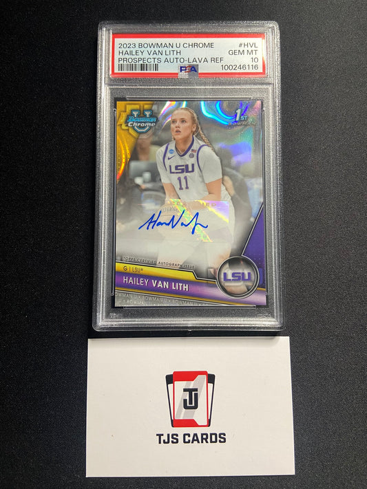 Hailey Van Lith - PSA 10 - 1st Bowman Auto /199 - TOPPS Bowman U Chrome 2023