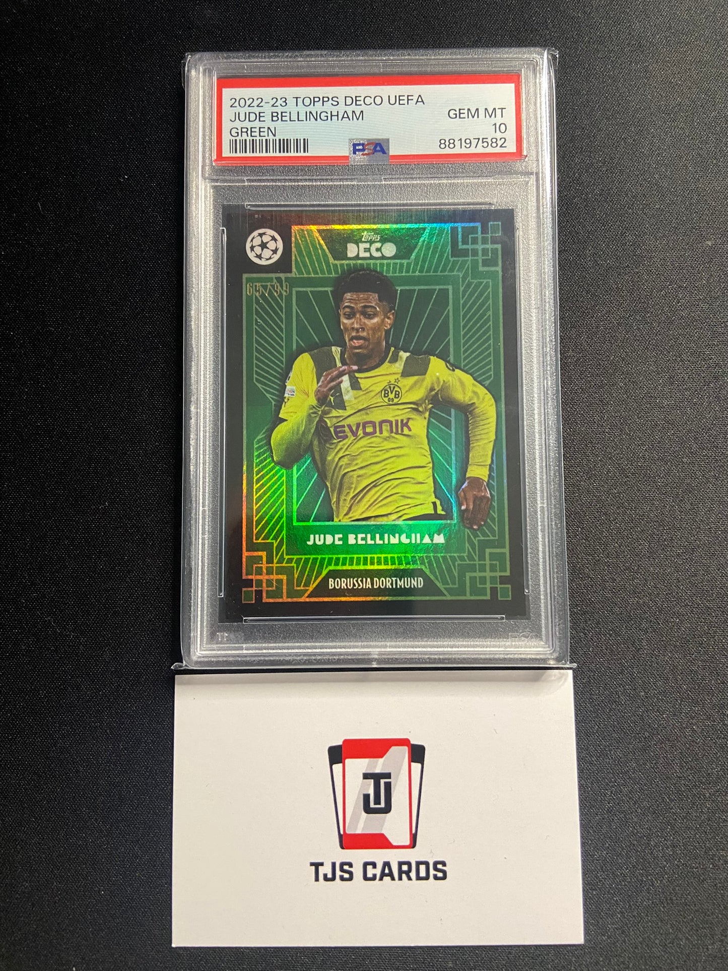 Jude Bellingham - PSA 10 - Green /99 - TOPPS Deco 2022/23