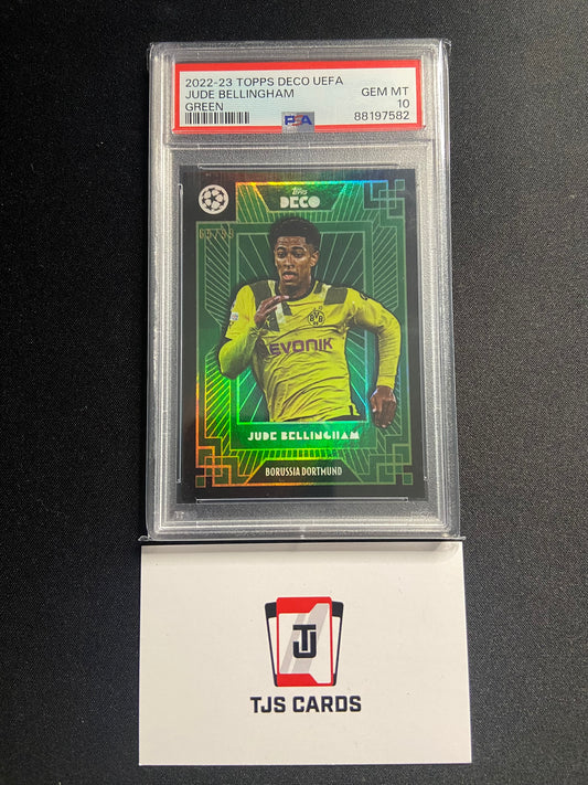Jude Bellingham - PSA 10 - Green /99 - TOPPS Deco 2022/23