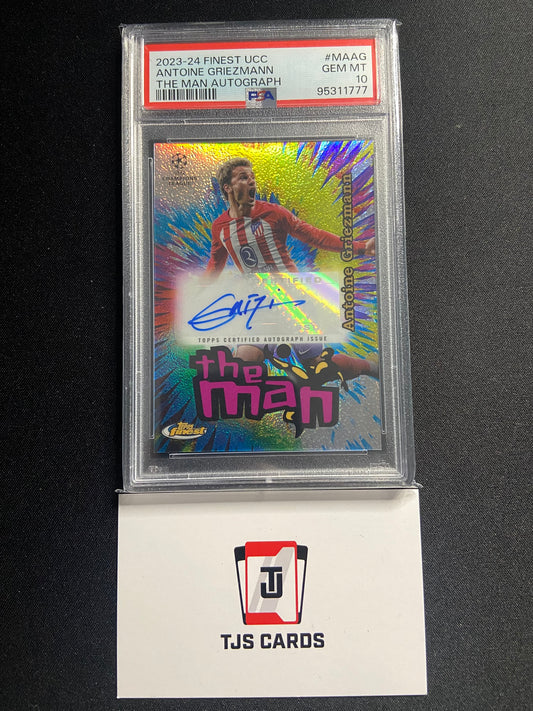 Antoine Griezmann - PSA 10 - The Man Auto - TOPPS Finest UCC 2023/24