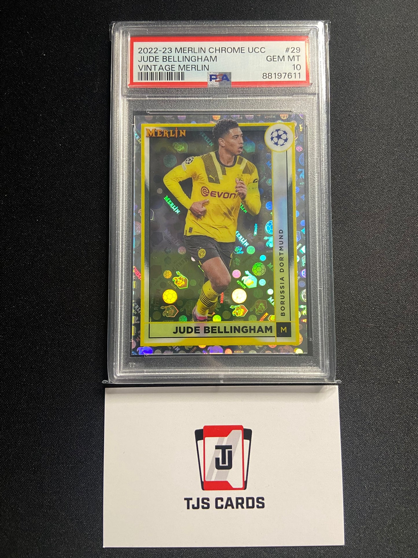Jude Bellingham - PSA 10 - Vintage Merlin - TOPPS Merlin Chrome UCC 2022/23