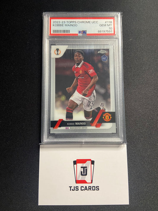 Kobbie Mainoo - PSA 10 - Rookie - TOPPS Chrome UCC 2022/23
