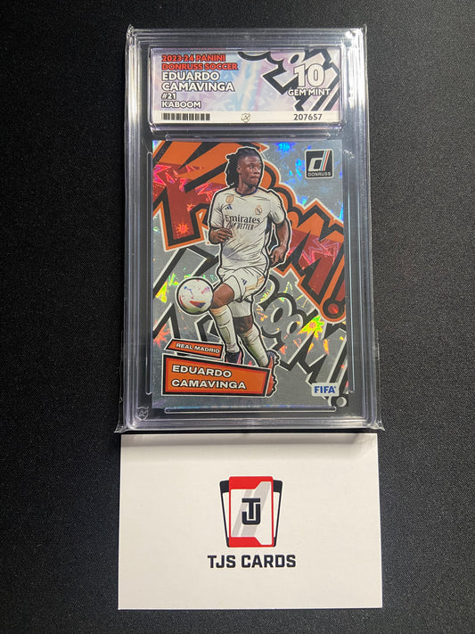 Eduardo Camavinga - ACE 10 - KABOOM! - Panini Donruss 2023/24