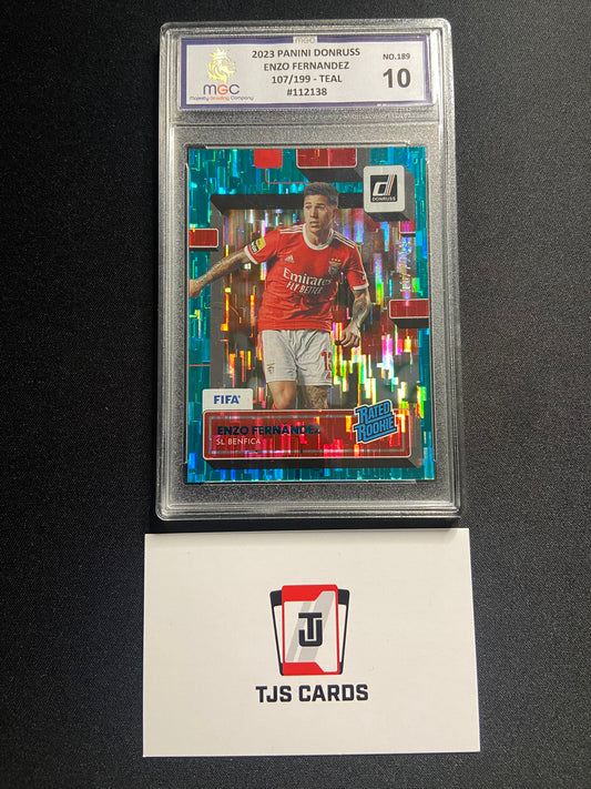 Enzo Fernandez - MGC 10 - Teal /199 - Panini Donruss 2022/23