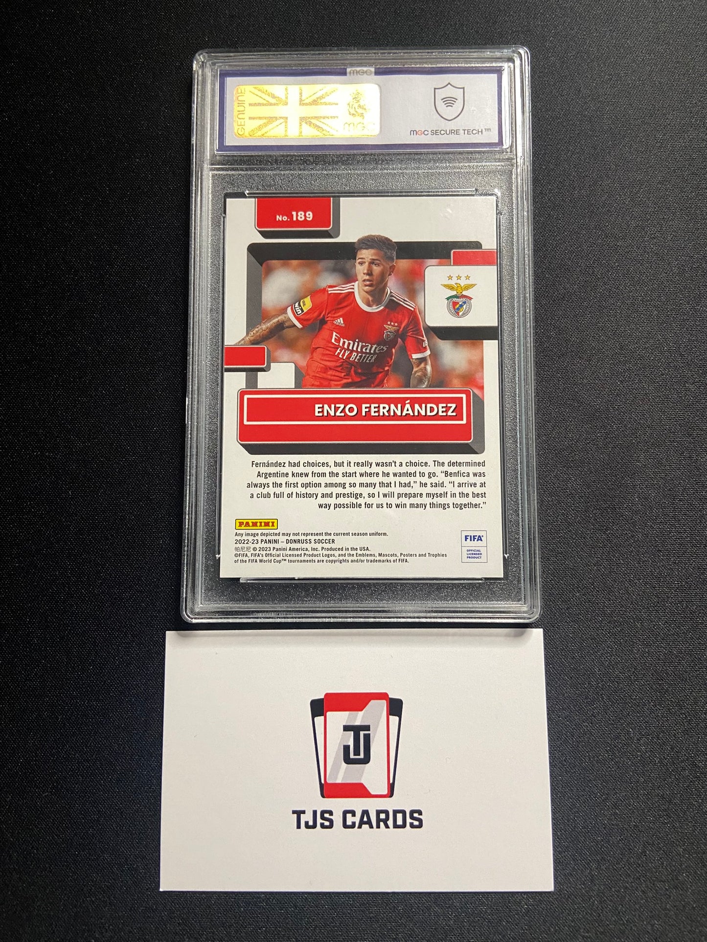 Enzo Fernandez - MGC 10 - Teal /199 - Panini Donruss 2022/23