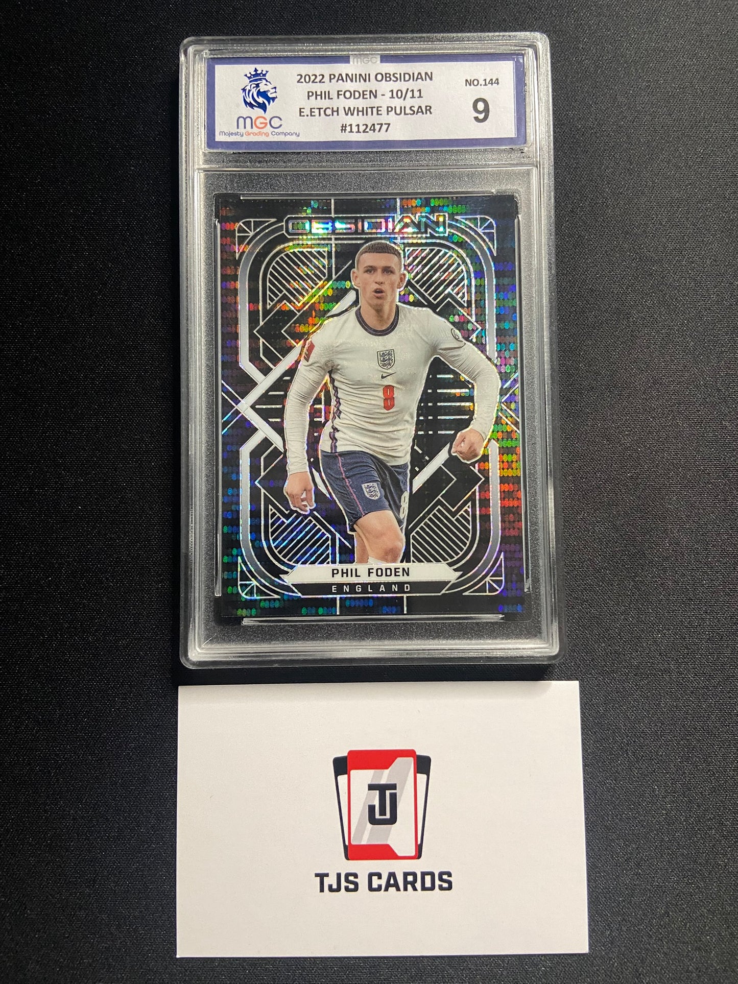 Phil Foden - MGC 9 - White Pulsar /11 - Panini Obsidian 2021/22
