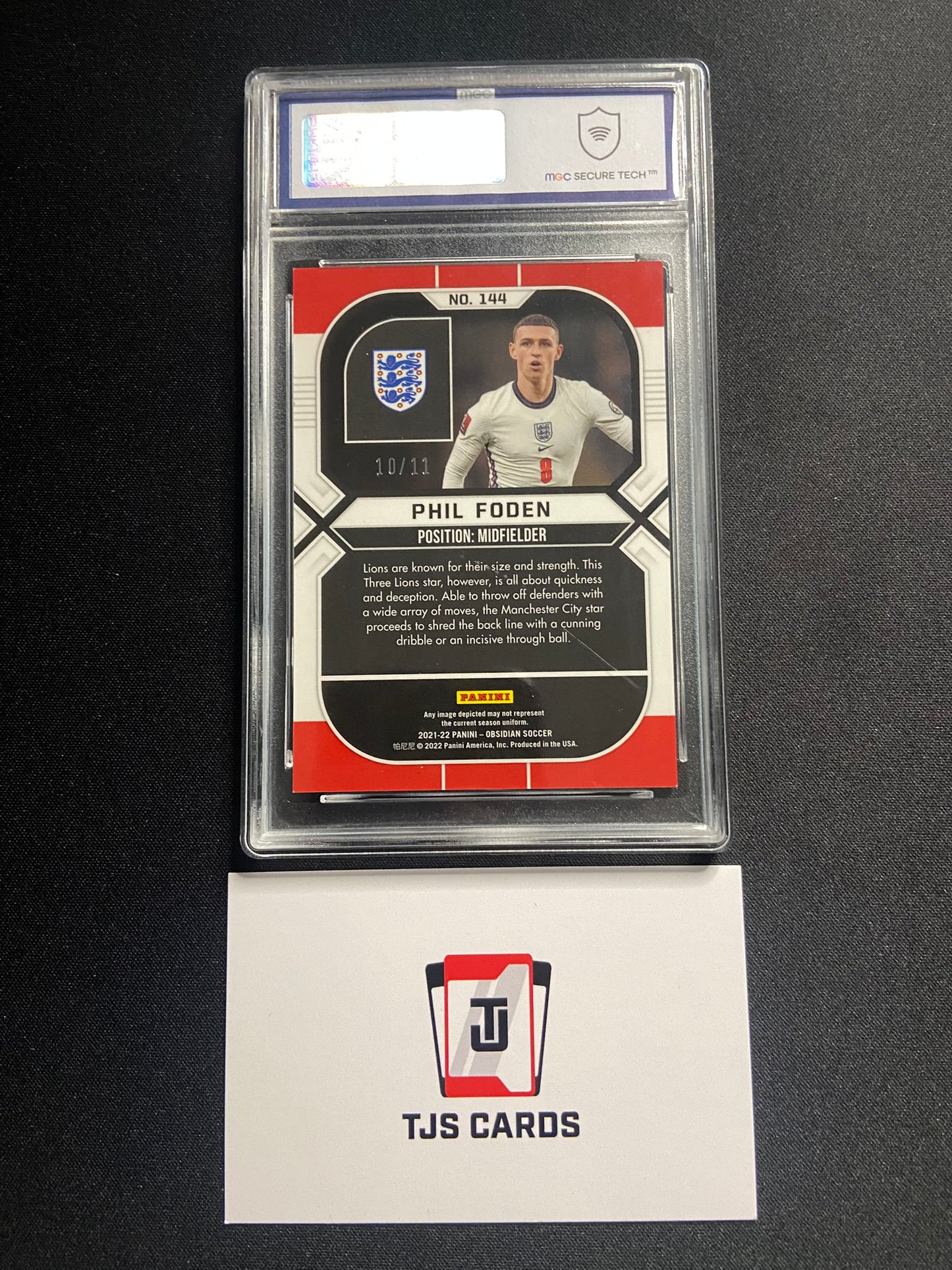 Phil Foden - MGC 9 - White Pulsar /11 - Panini Obsidian 2021/22