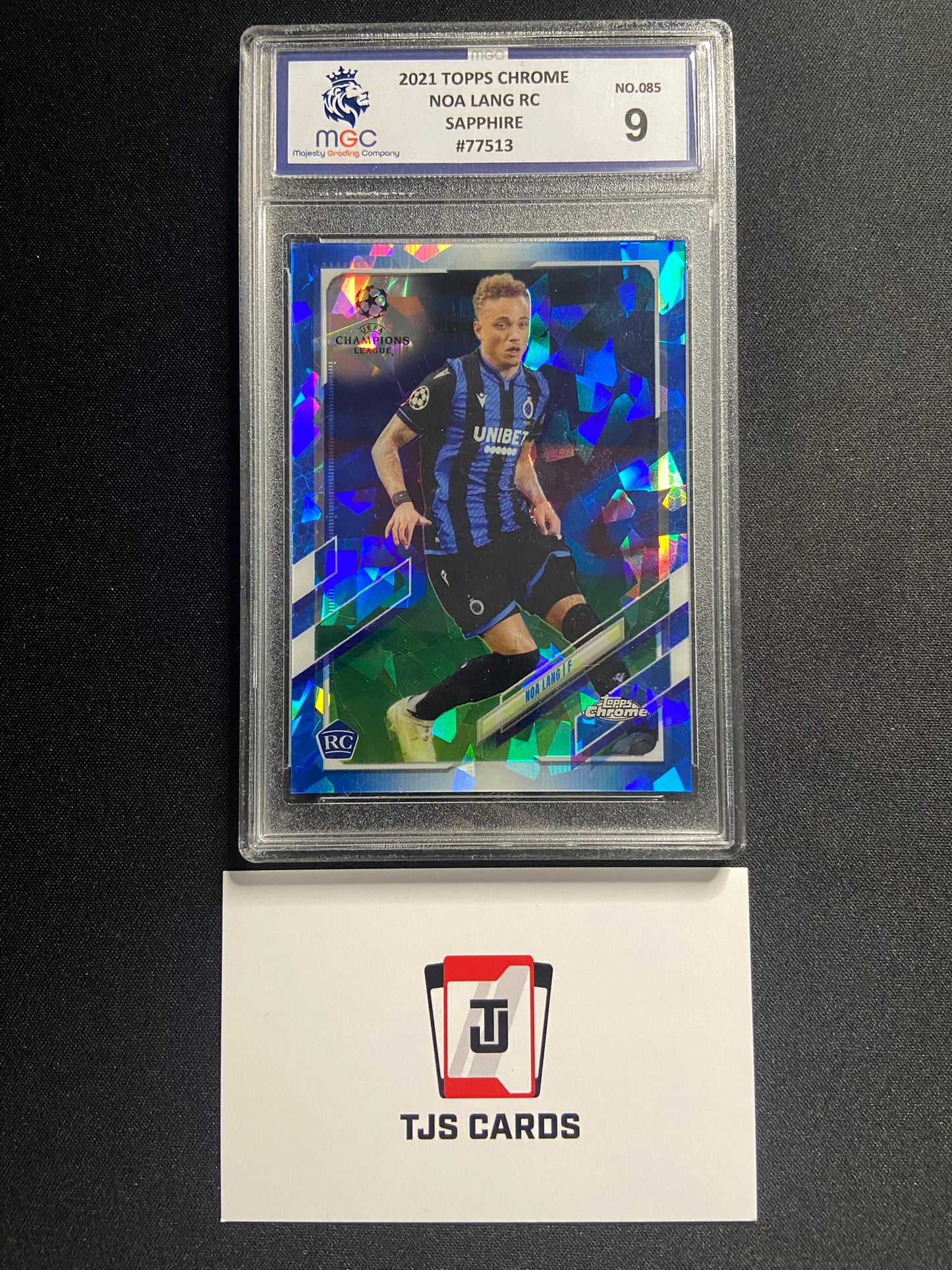 Noa Lang - MGC 9 - Rookie - TOPPS Sapphire UCL 2020/21