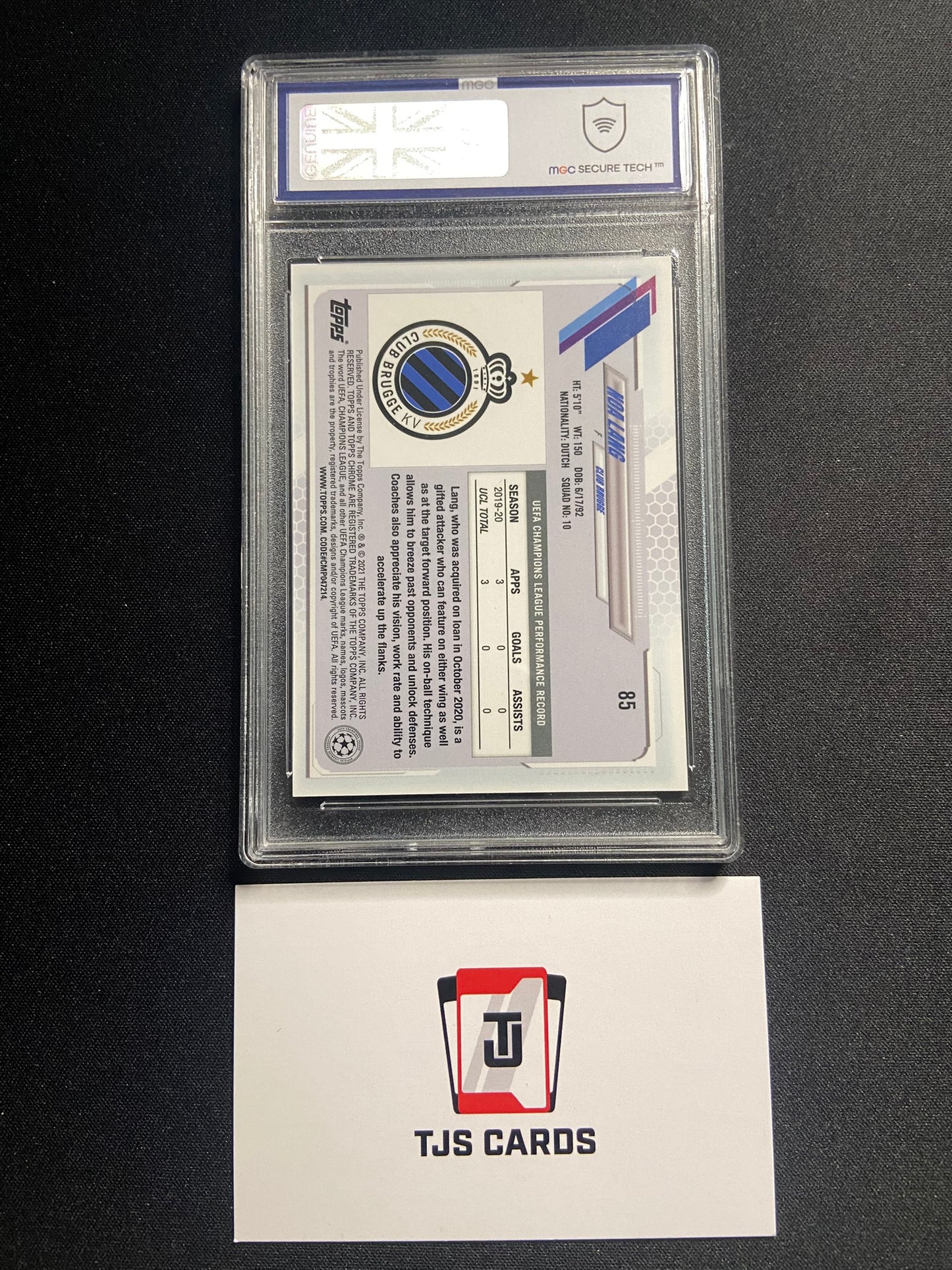 Noa Lang - MGC 9 - Rookie - TOPPS Sapphire UCL 2020/21