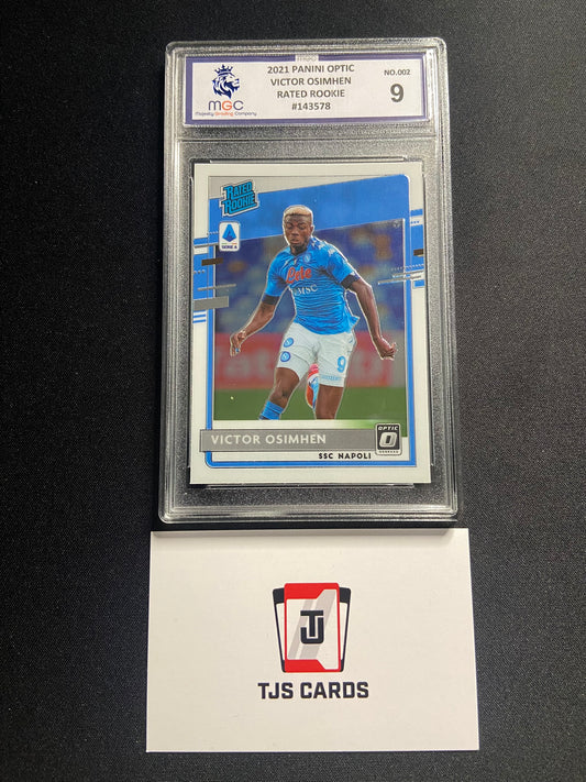 Victor Osimhen - MGC 9 - Optic Rated Rookie - Panini Chronicles Donruss 2020/21