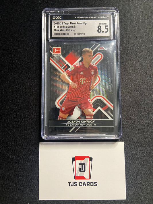 Joshua Kimmich - CGC 8.5 - Black Wave /199 - TOPPS Finest Bundesliga 2021/22