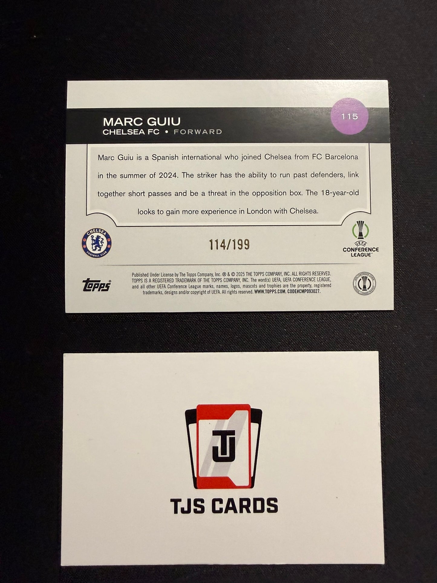 Marc Guiu - Neon Green /199 - TOPPS UCC 2024/25