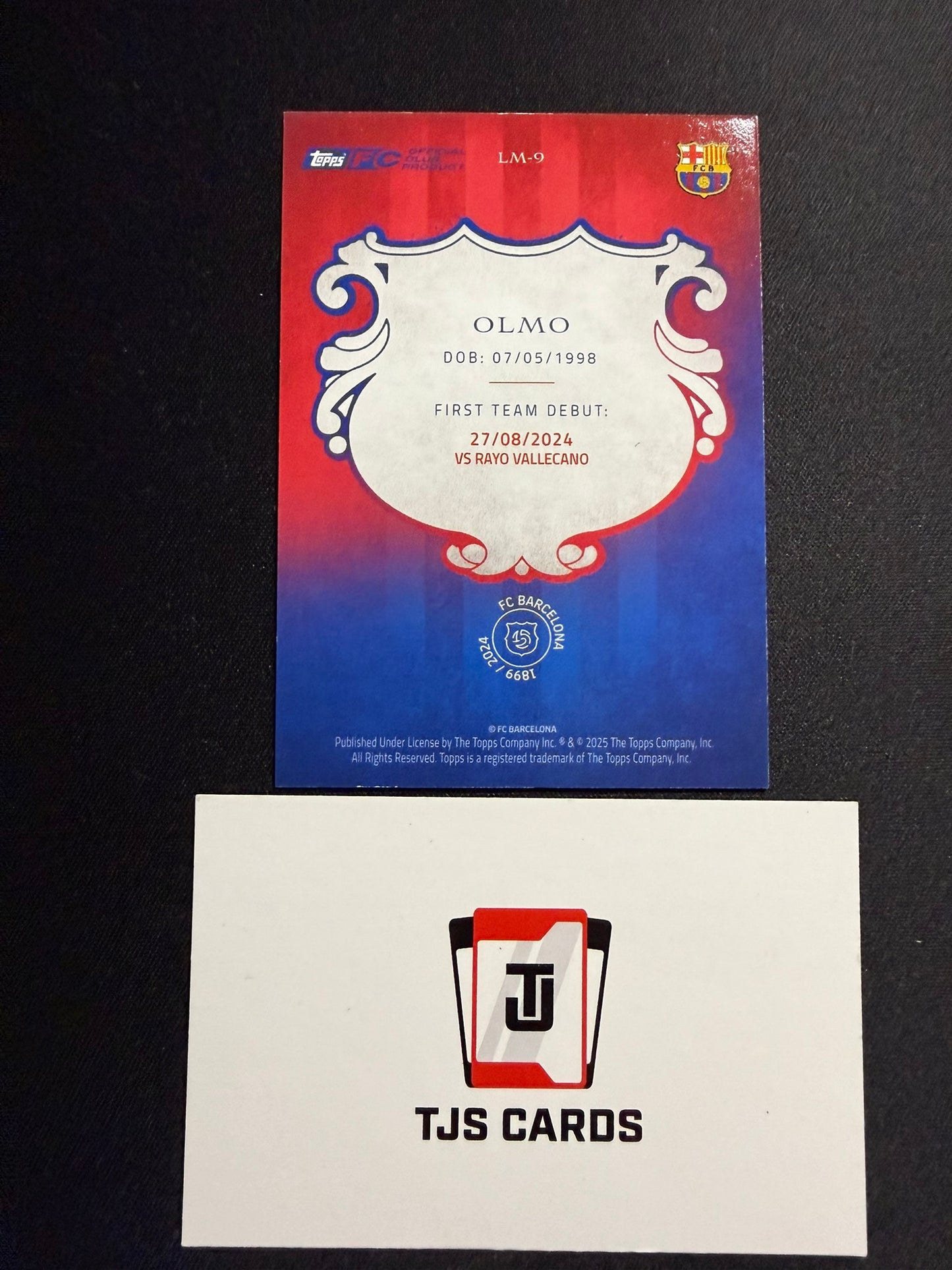 Dani Olmo - Blue La Masia /75 - TOPPS Barcelona 125th Anniversary 2024/25
