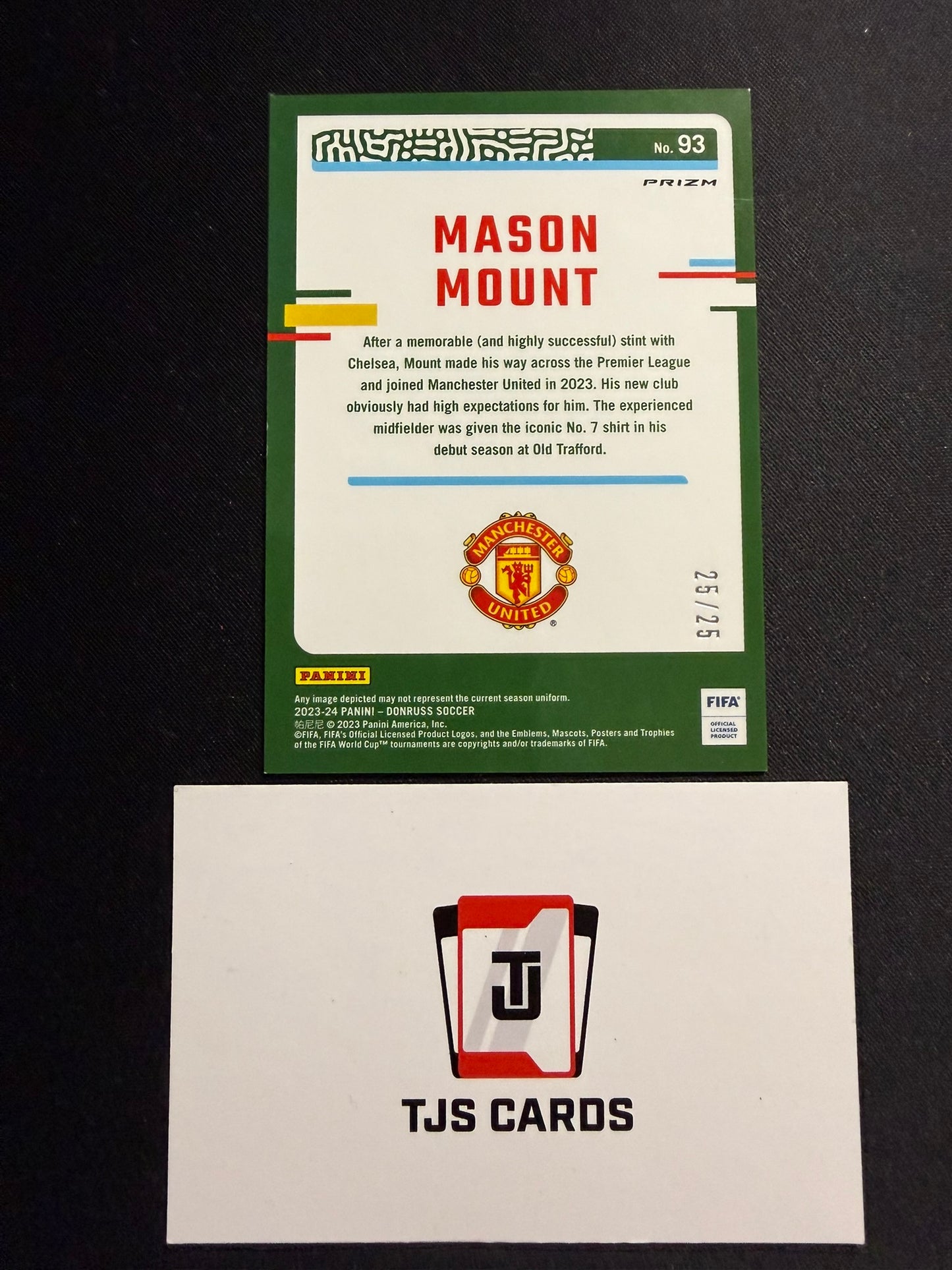 Mason Mount - Pink Cracked Ice /25 - Panini Donruss 2023/24