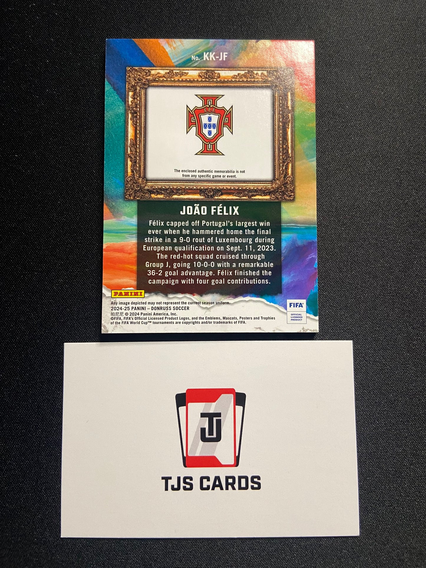 Joao Felix - Kit Kings Gold Patch /10 - Panini Donruss 2024/25