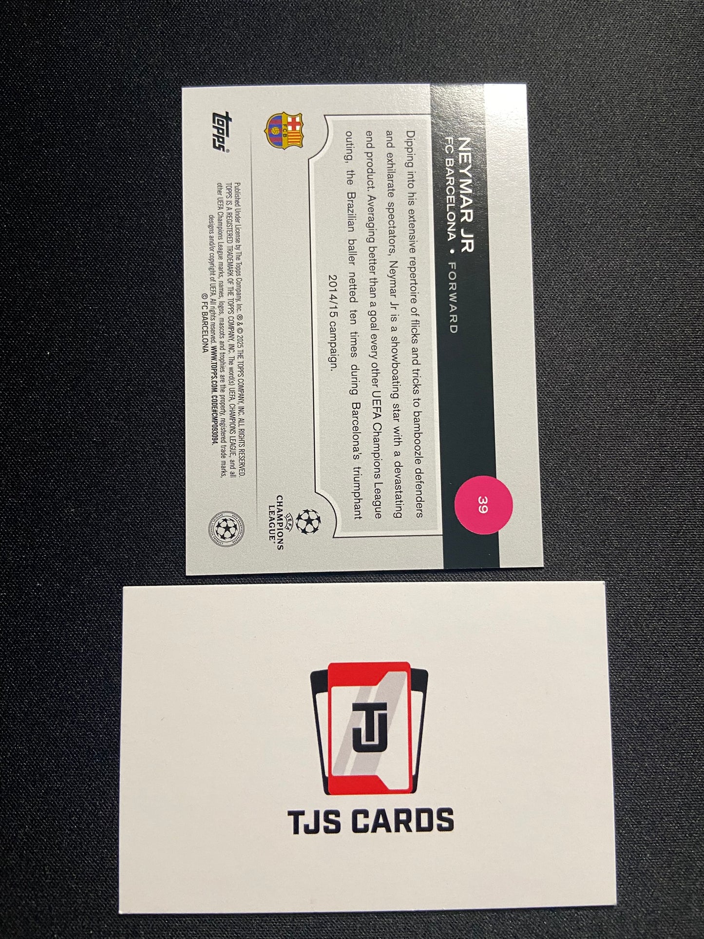 Neymar Jr - Image Variation SSP - TOPPS UCC Flagship 2024/25