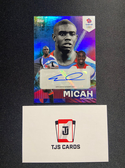 Micah Richards - Auto /5 - TOPPS Team GB 2024