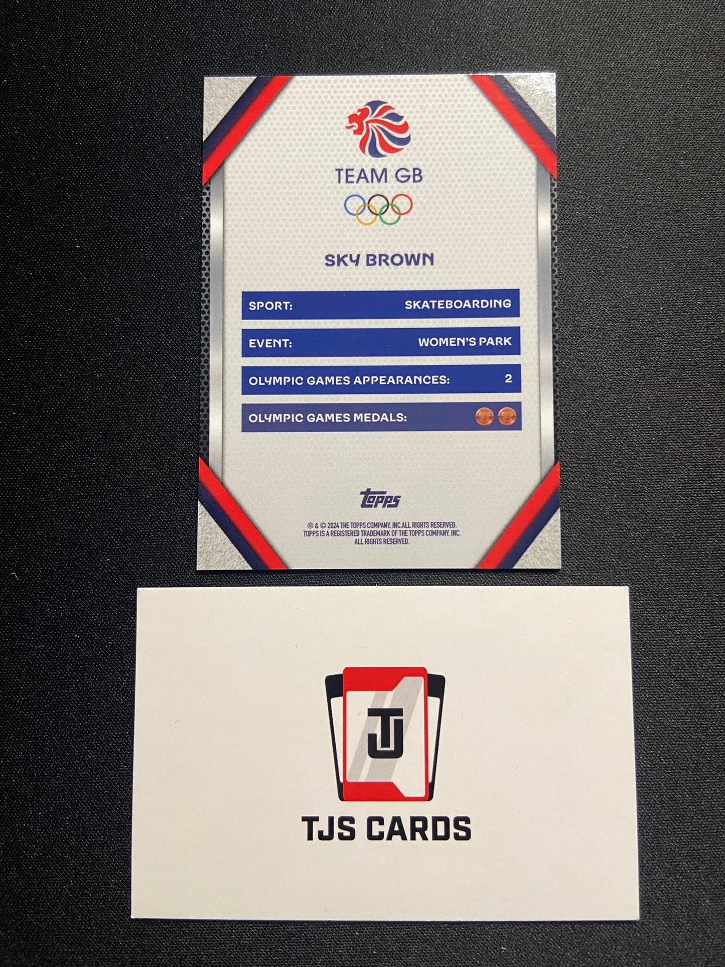 Sky Brown - Auto /10 - TOPPS Team GB Stars Of Paris 2024