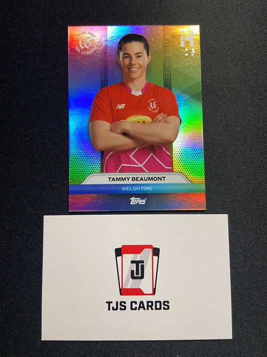Tammy Beaumont - /5 - TOPPS Cricket The Hundred 2024