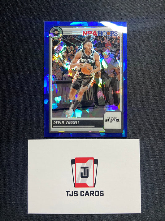 Devin Vassell - Blue Cracked Ice /99 - Panini Hoops Premium Stock 2023/24