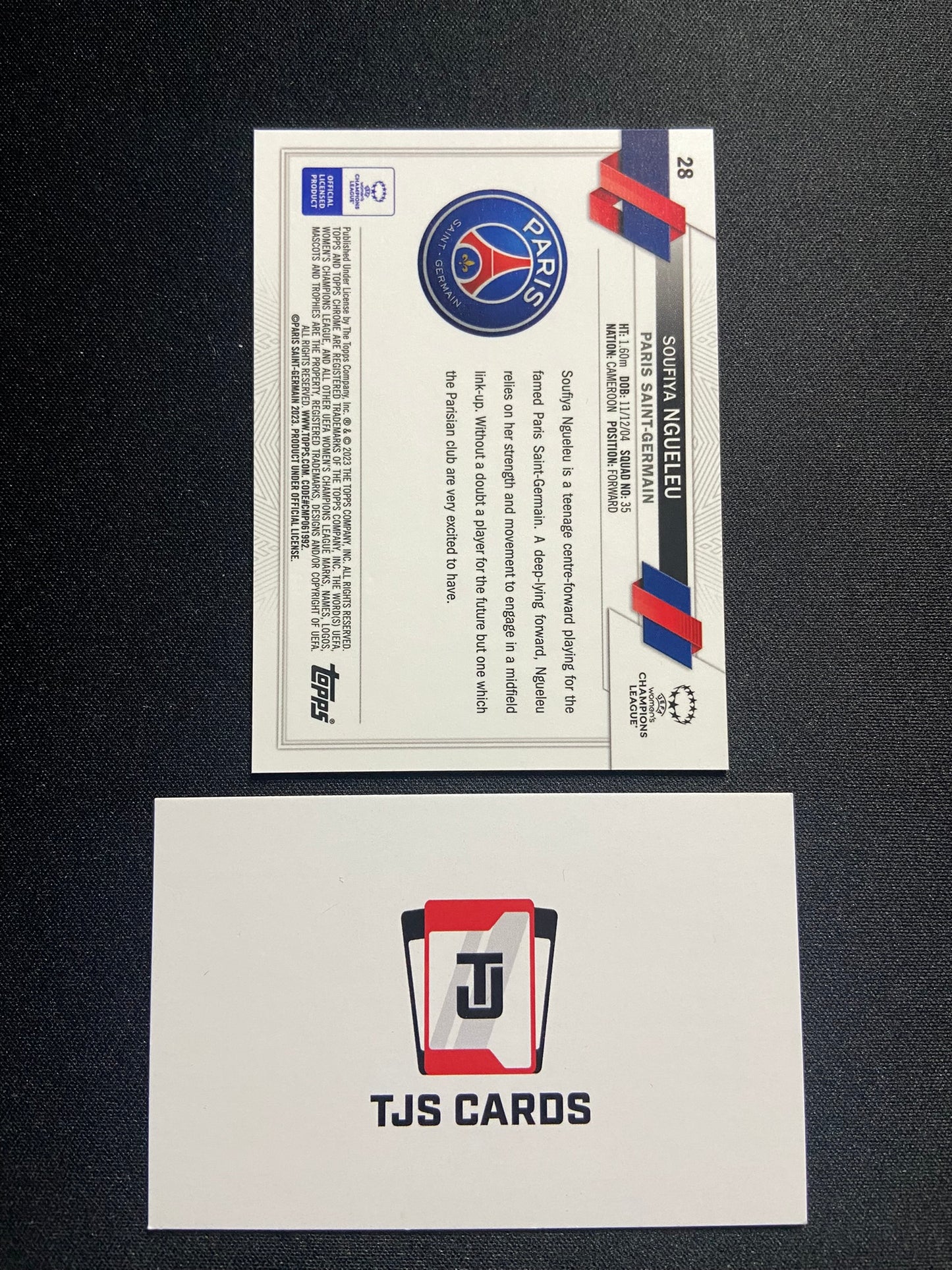 Soufiya Ngueleu - Rookie Pink Prism /199 - TOPPS Chrome UWCL 2022/23