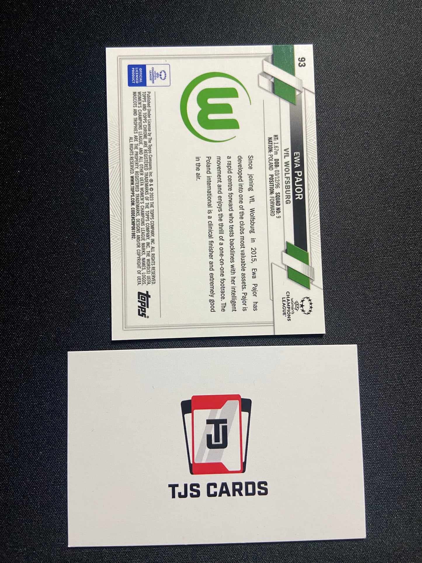 Ewa Pajor - Rose Gold Mojo /125 - TOPPS Chrome UWCL 2022/23