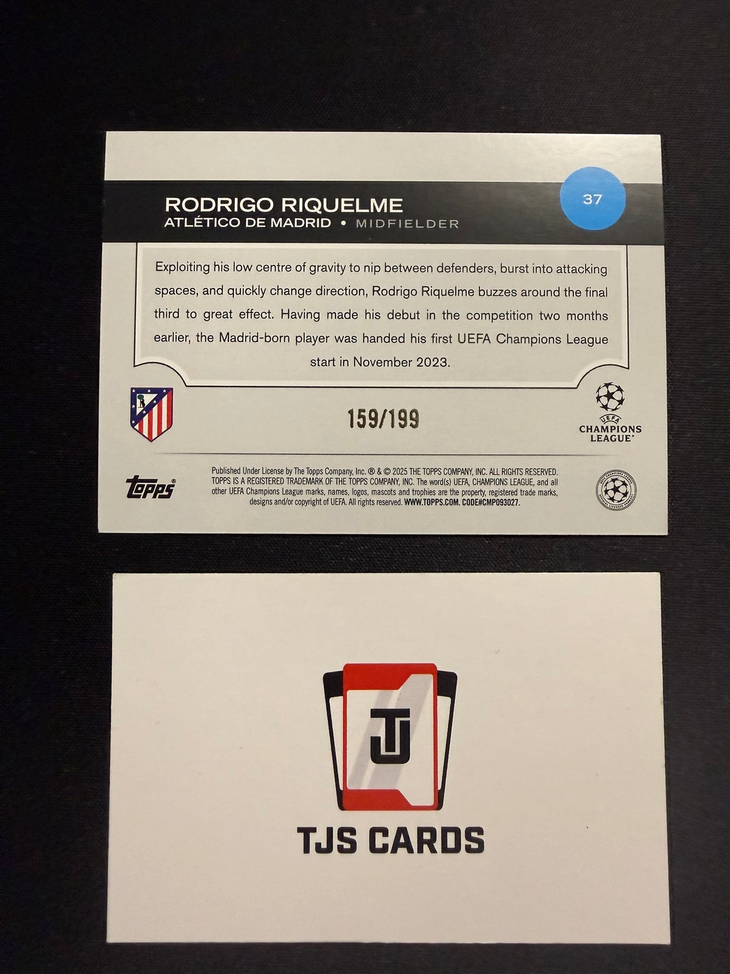 Rodrigo Riquelme - Neon Green /199 - TOPPS UCC 2024/25