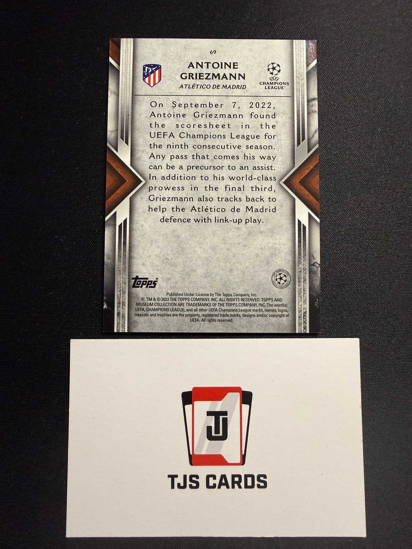 Antoine Griezmann - Sapphire /75 - TOPPS Museum UCL 2022/23