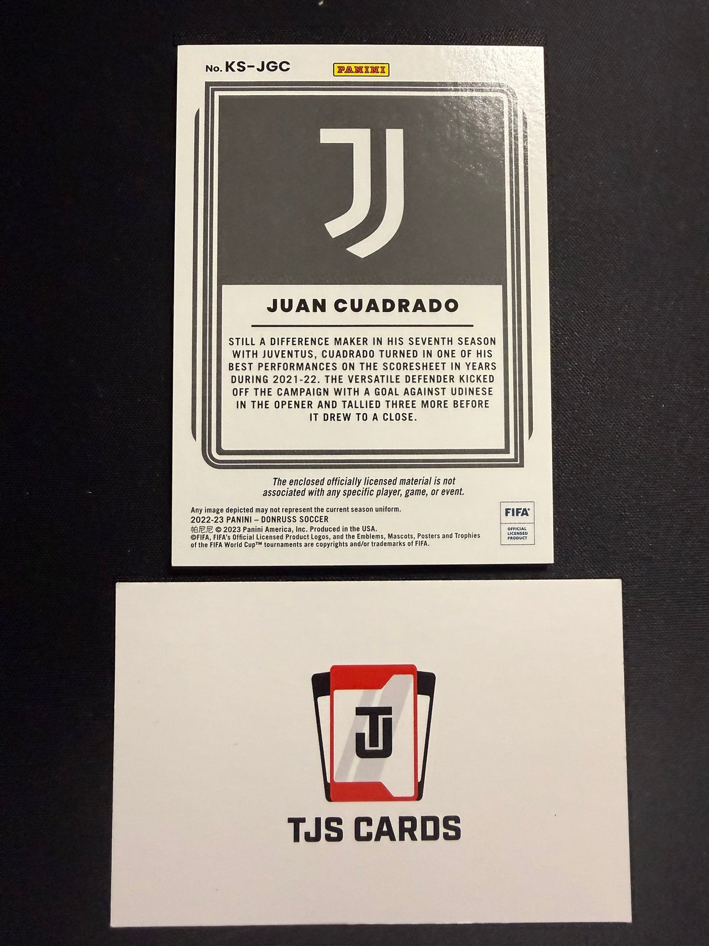 Juan Cuadrado - Patch - Panini Donruss 2022/23