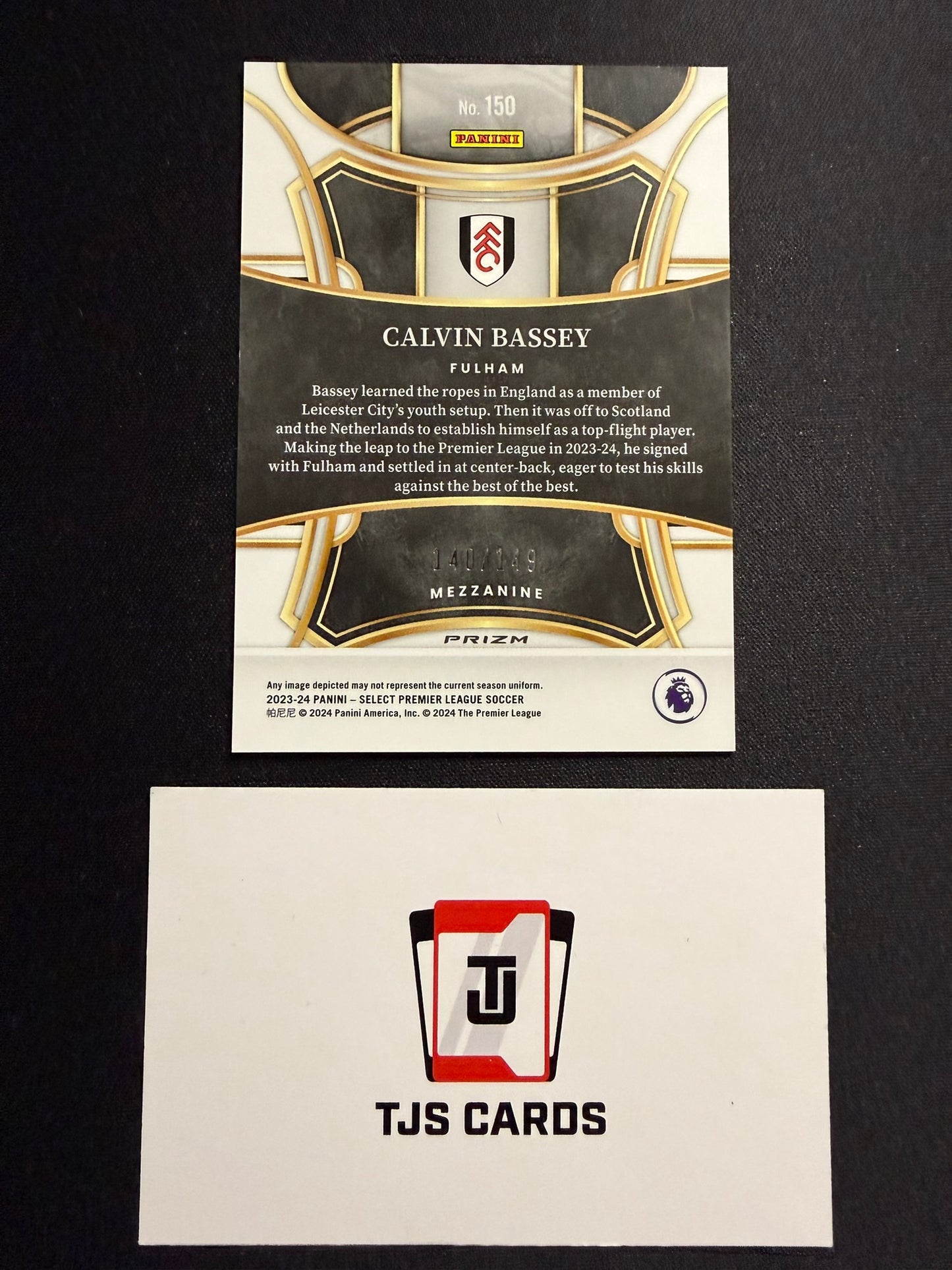 Calvin Bassey - Red Wave /149 - Panini Select Premier League 2023/24