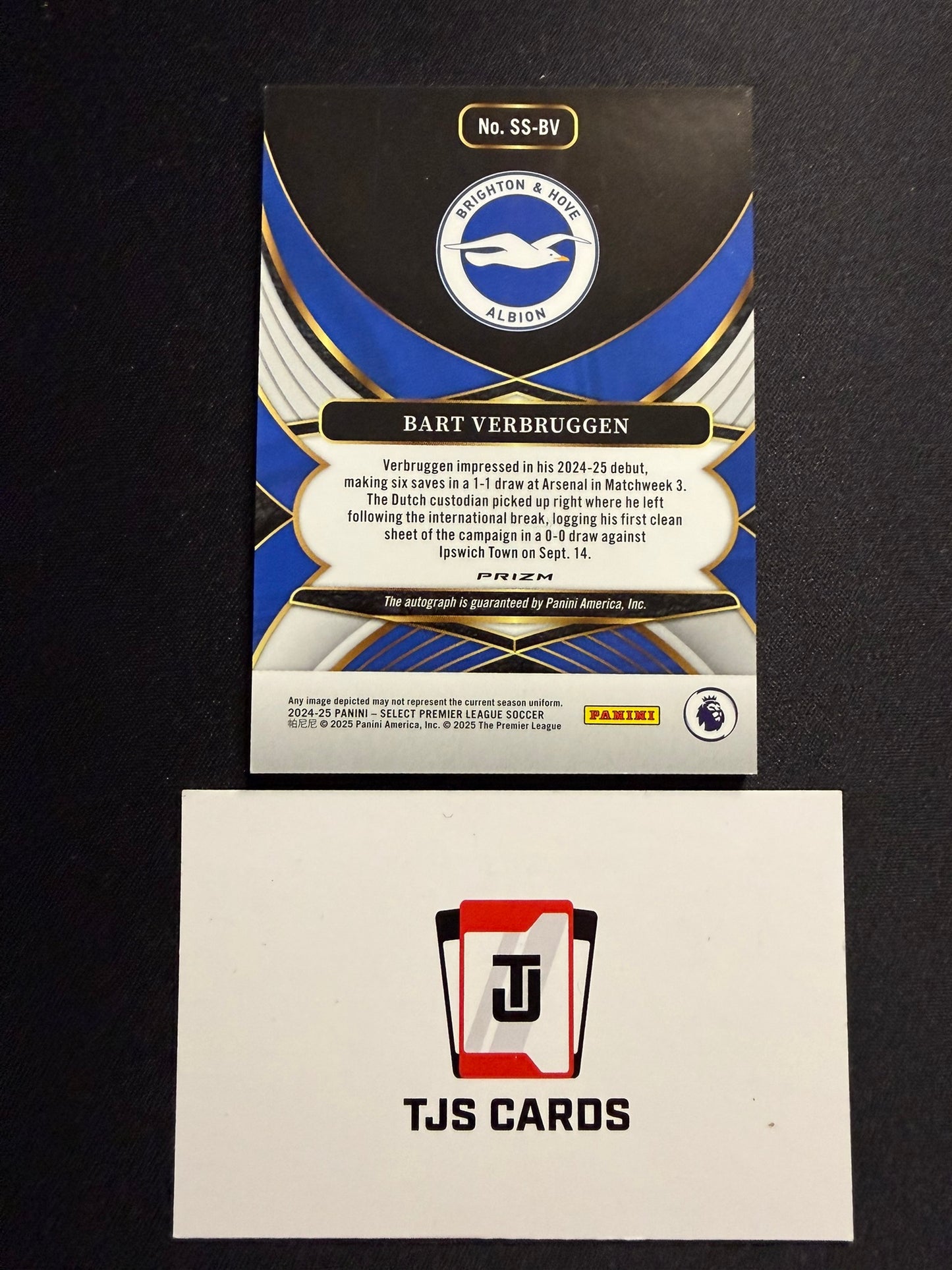 Bart Verbruggen - Auto - Panini Select Premier League 2024/25