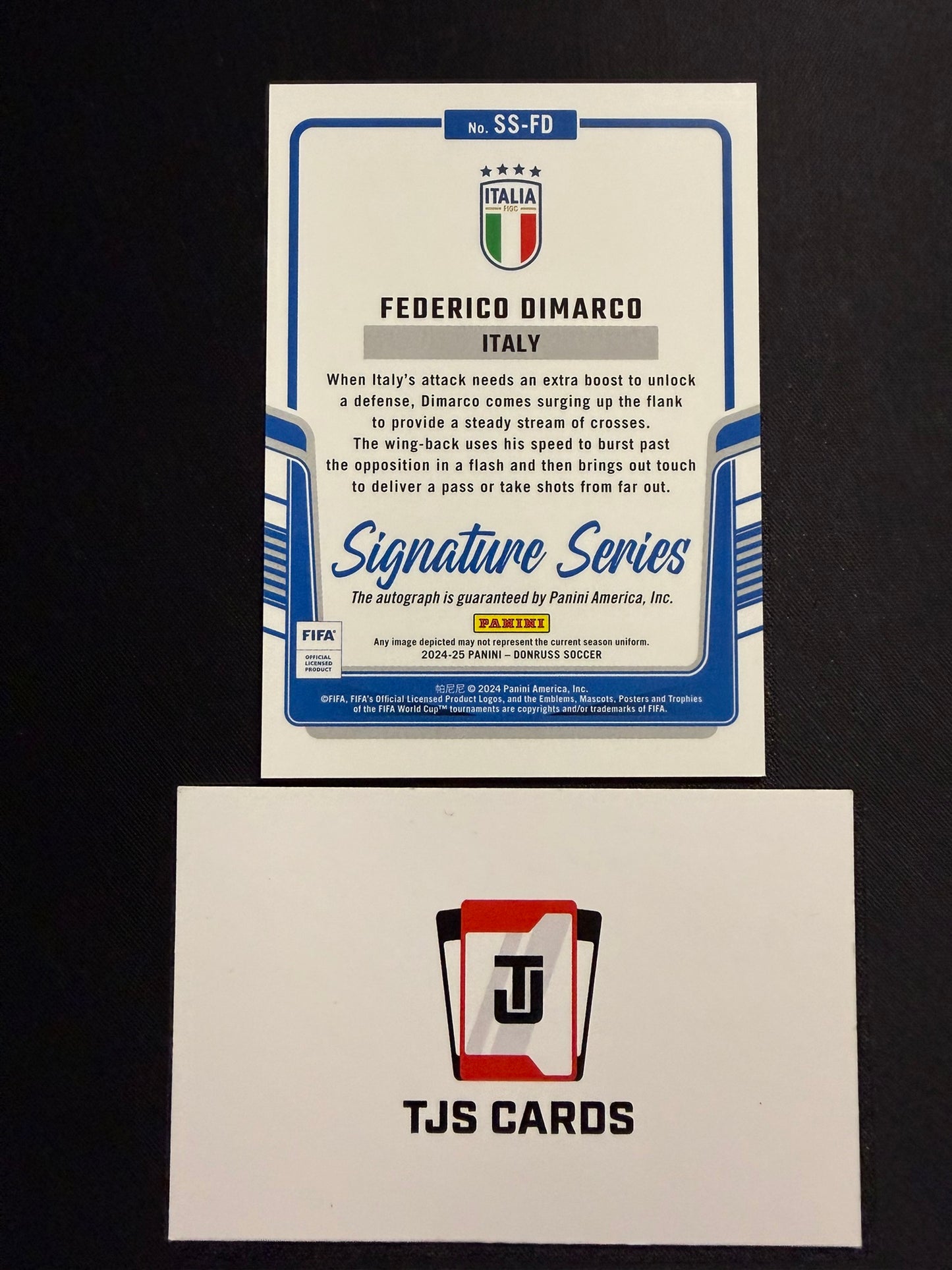 Federico Dimarco - Auto - Panini Donruss 2024/25