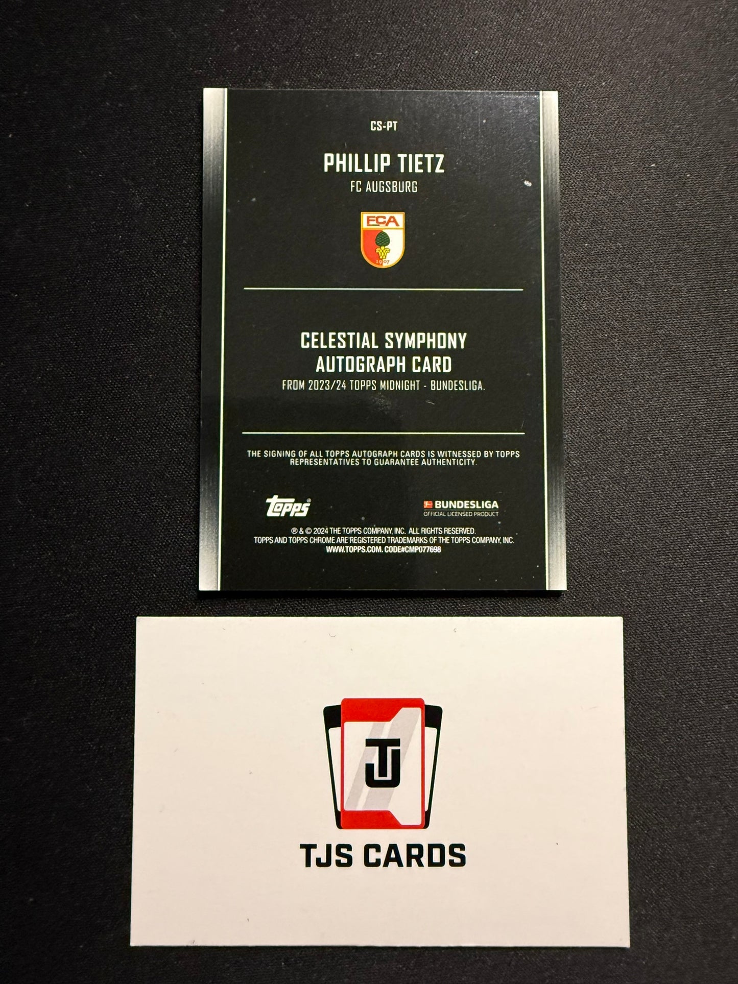 Phillip Tietz - Celestial Symphony Auto - TOPPS Bundesliga Midnight 2023/24