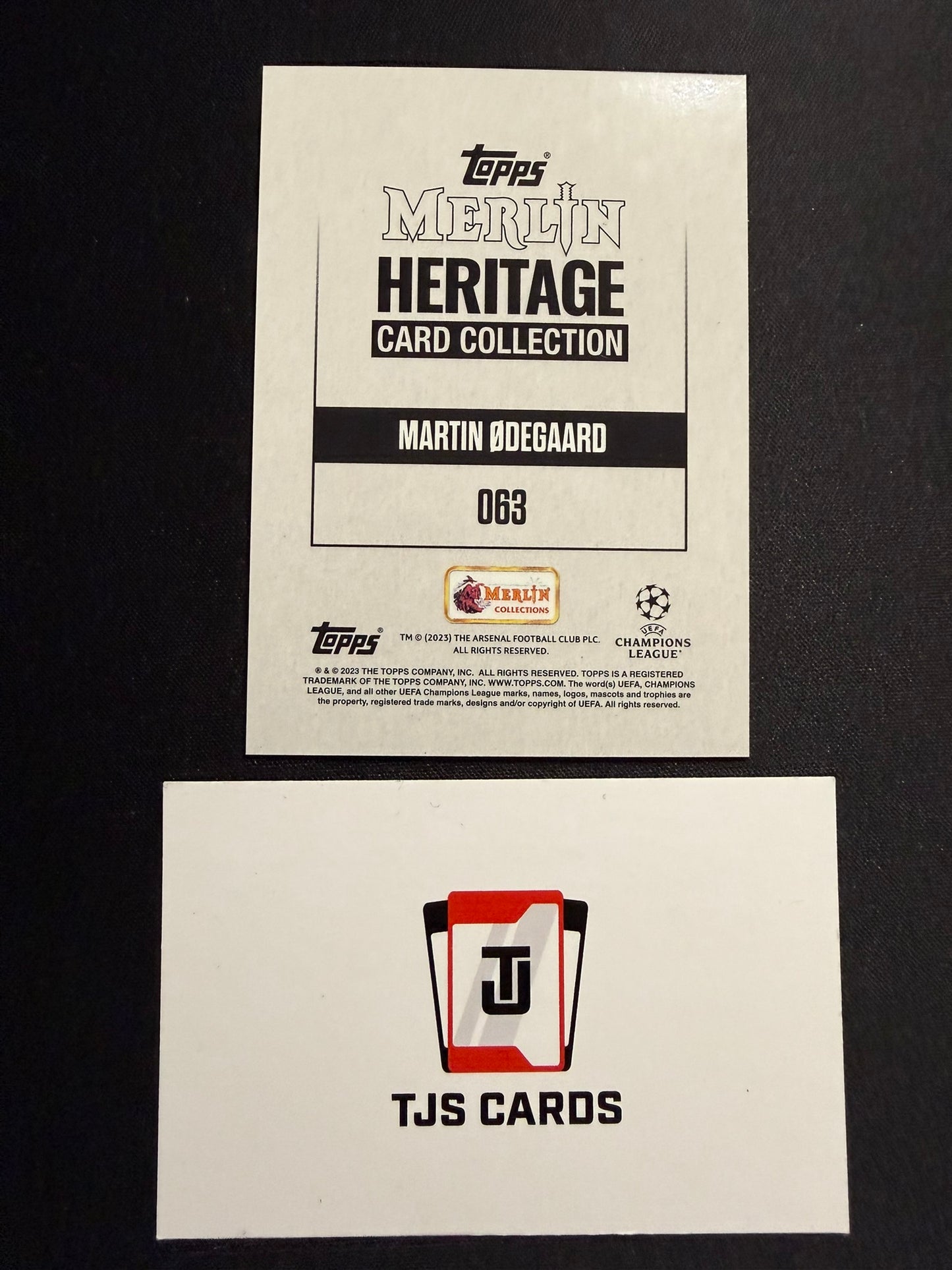 Martin Odegaard - Purple /99 - TOPPS Merlin Heritage UCC 2023/24