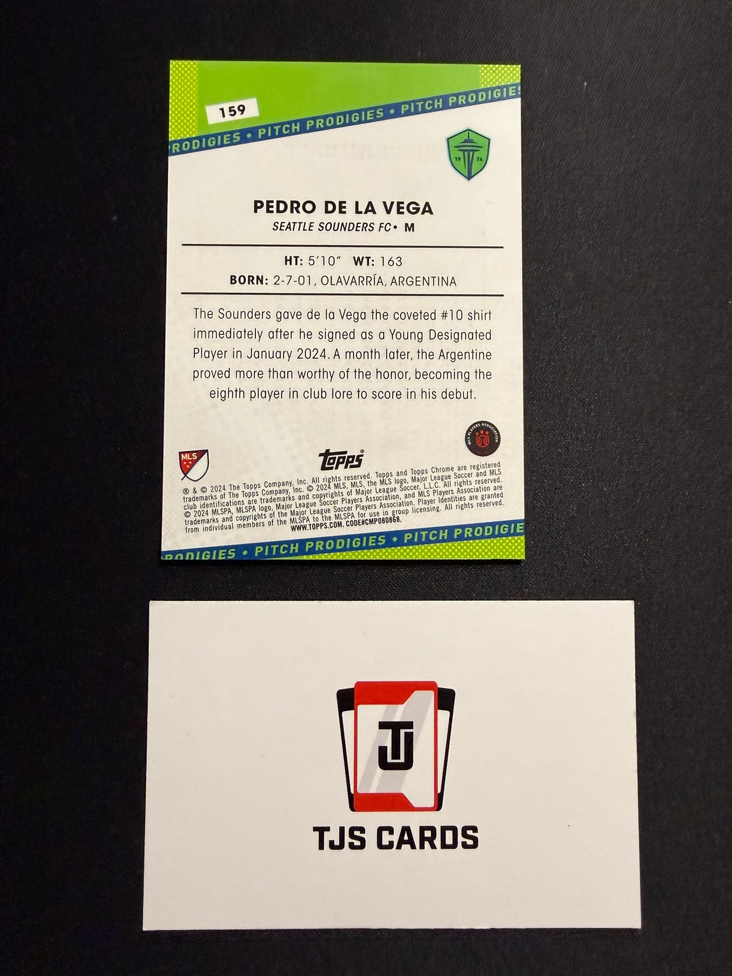 Pedro De La Vega - Rookie Pitch Prodigies /250 - TOPPS Chrome MLS 2024