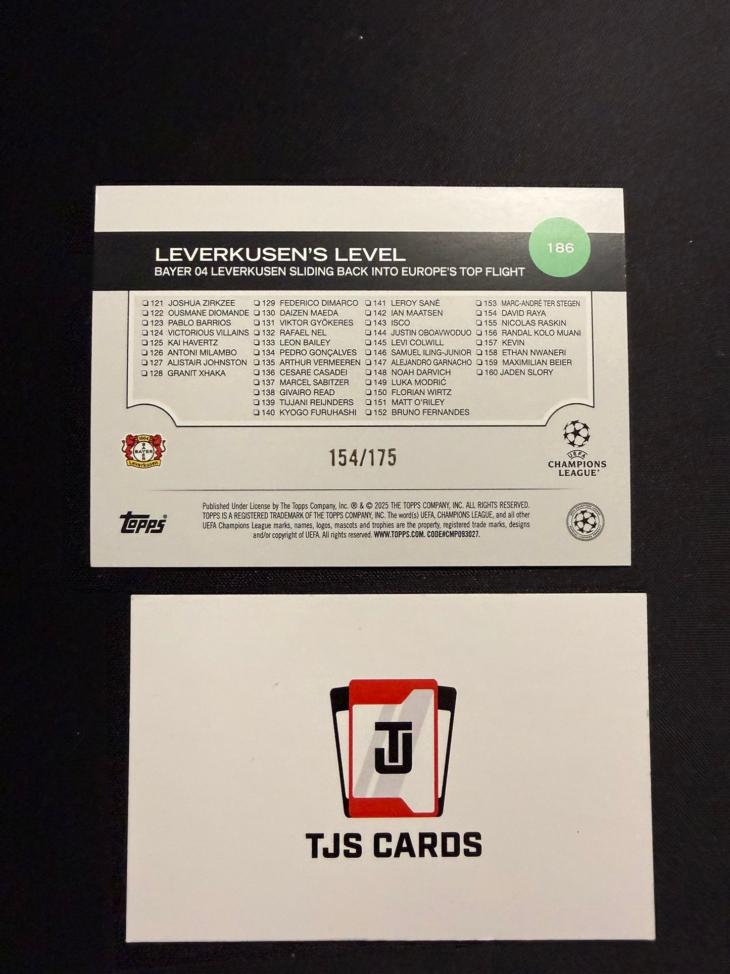 Leverkusen's Level - Yellow /175 - TOPPS UCC 2024/25