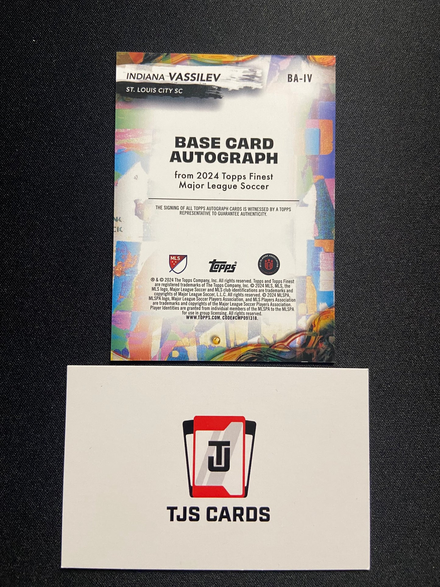 Indiana Vassilev - Green Auto /99 - TOPPS MLS Finest 2024