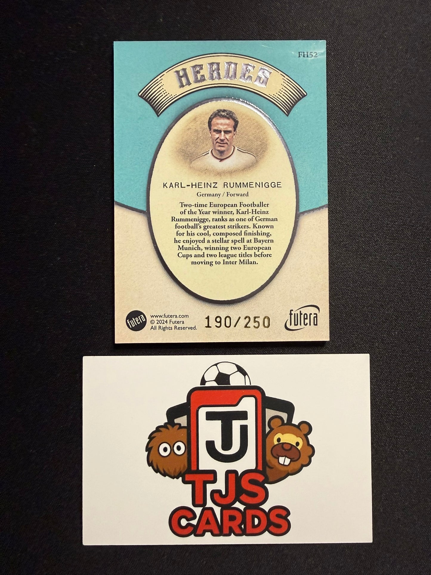 Karl-Heinz Rummenigge - Heroes /250 - Futera Vintage 2024