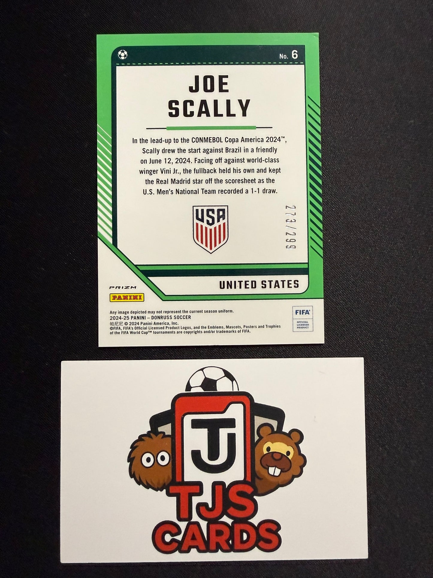 Joe Scally - Red Optic /299 - Panini Donruss 2024/25