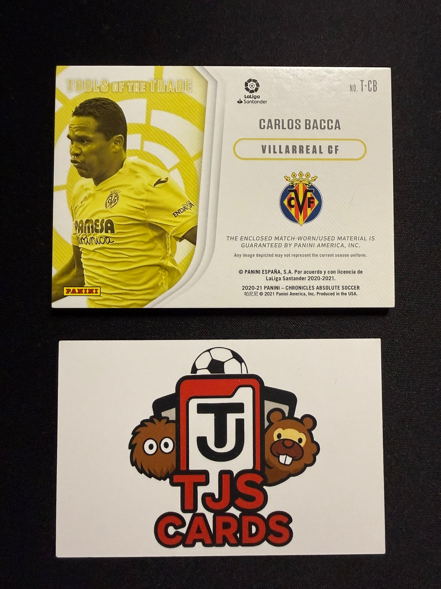 Carlos Bacca - Tools Of The Trade Match-Worn Dual Patch /149 - Panini Chronicles Absolute 2020/21