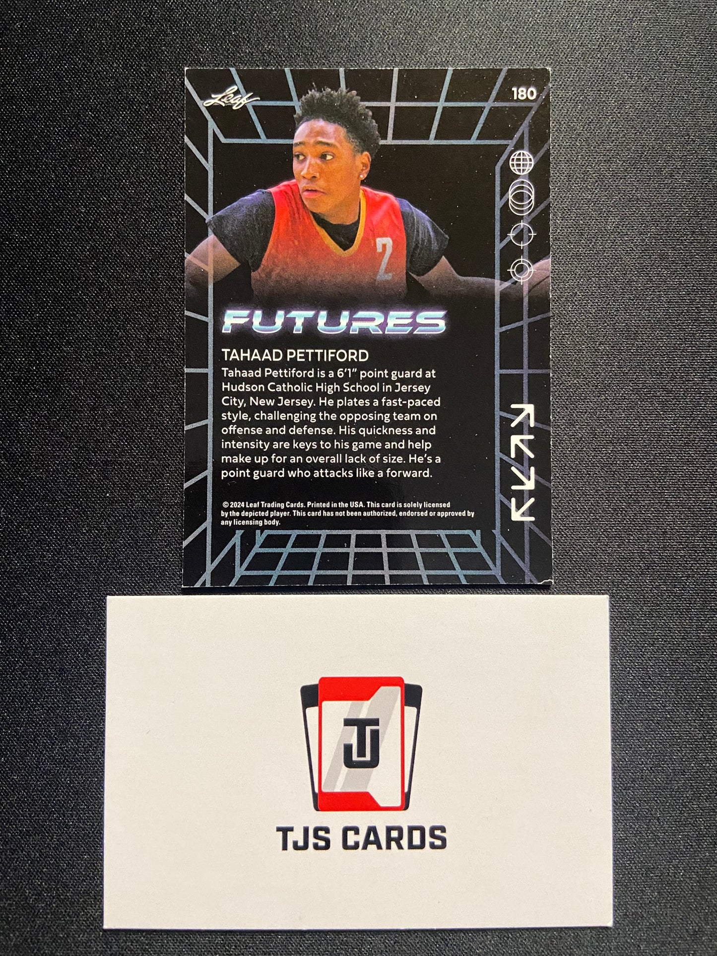Tahaad Pettiford - Red /199 - Leaf Futures 2024
