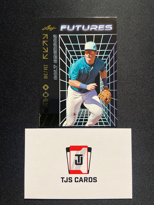 Colt Emerson - Gold /249 - Leaf Futures 2024