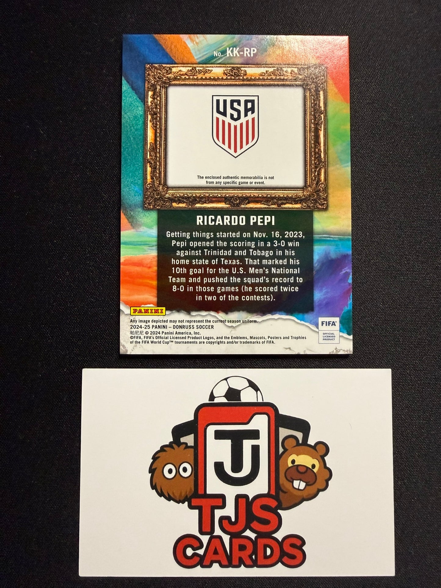Ricardo Pepi - Kit Kings Patch - Panini Donruss 2024/25
