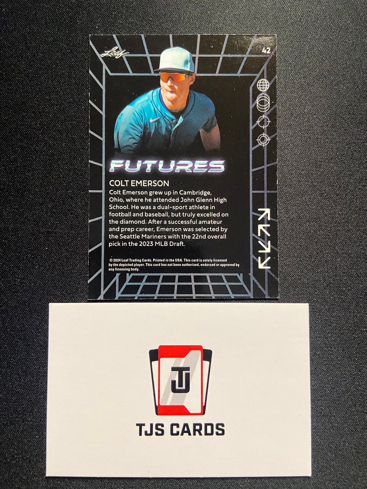 Colt Emerson - Gold /249 - Leaf Futures 2024