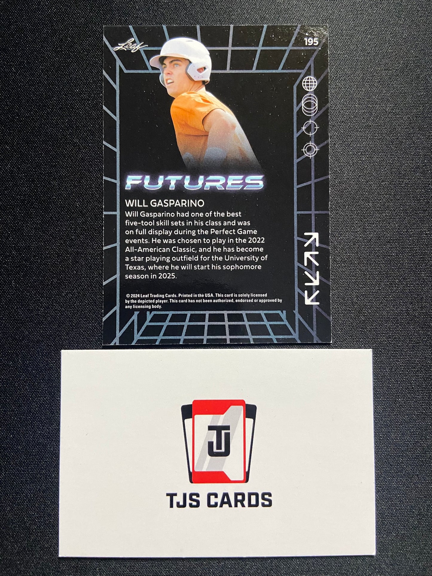 Will Gasparino - Gold /249 - Leaf Futures 2024