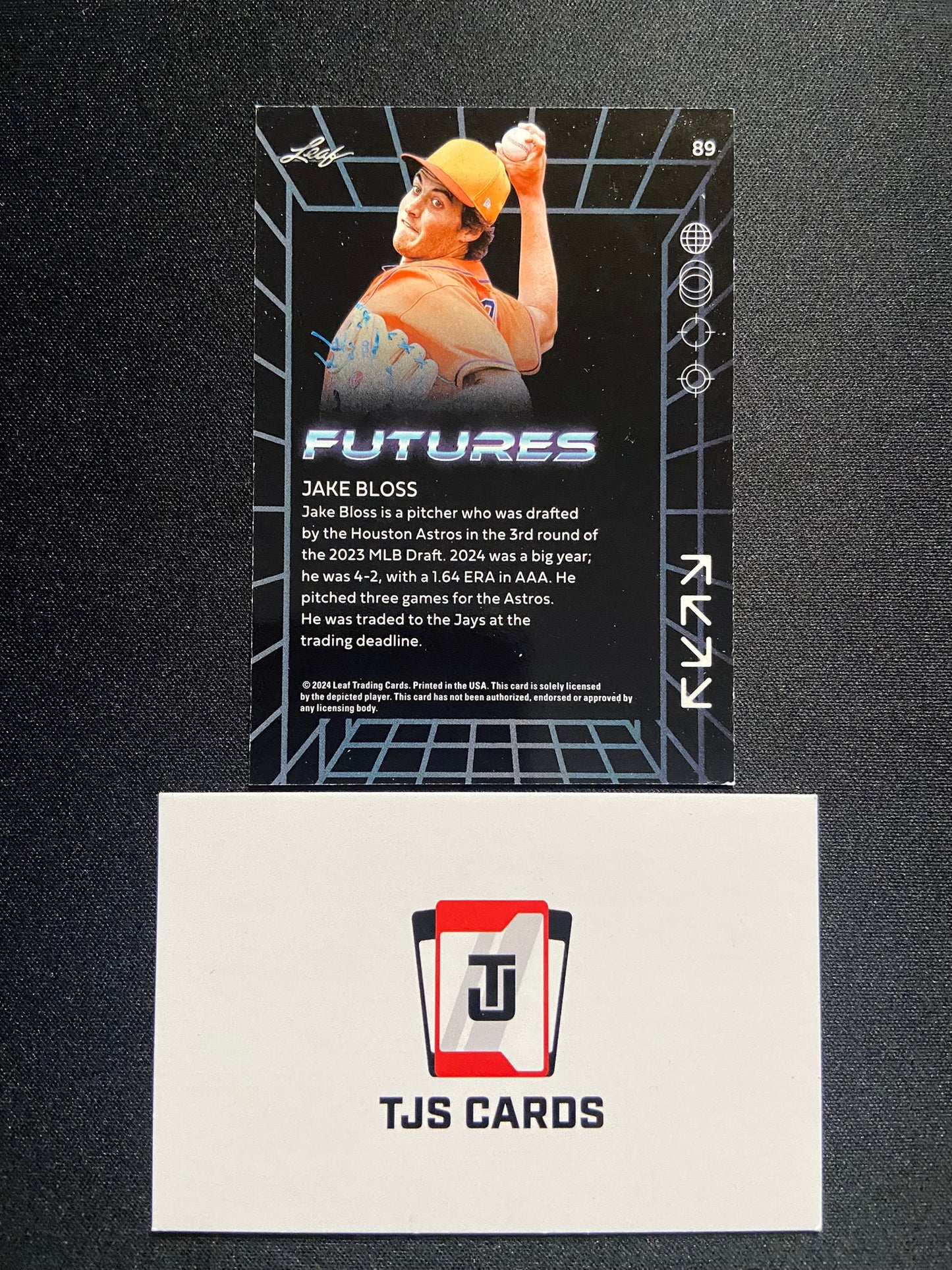 Jake Bloss - Gold /249 - Leaf Futures 2024